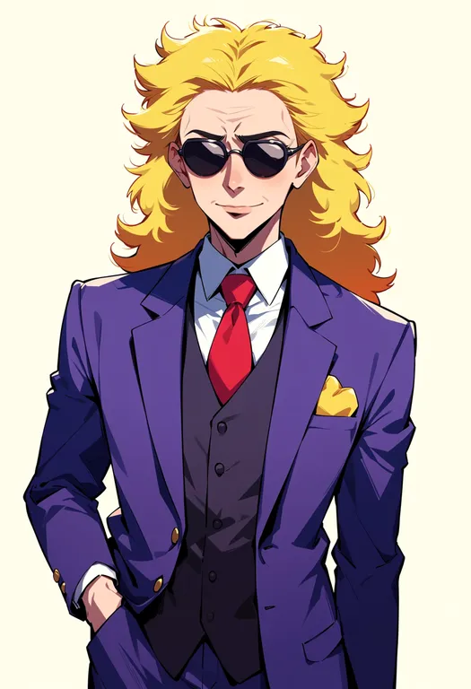 masterpiece, best quality, score_7, safe, robert e. o. speedwagon, solo, upper body, simple background — by k3scat, made with ComfyUI