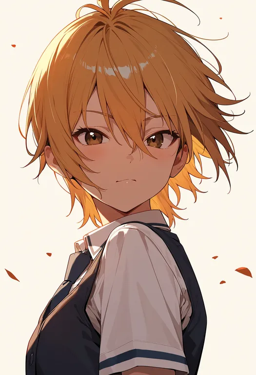 masterpiece, best quality, score_7, safe, misumi nagisa, solo, upper body, simple background — by k3scat, made with ComfyUI
