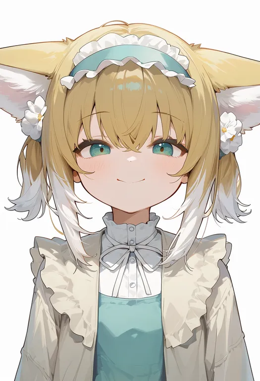 masterpiece, best quality, score_7, safe, suzuran (spring praise) (arknights), arknights, solo, upper body… — by k3scat, made with ComfyUI
