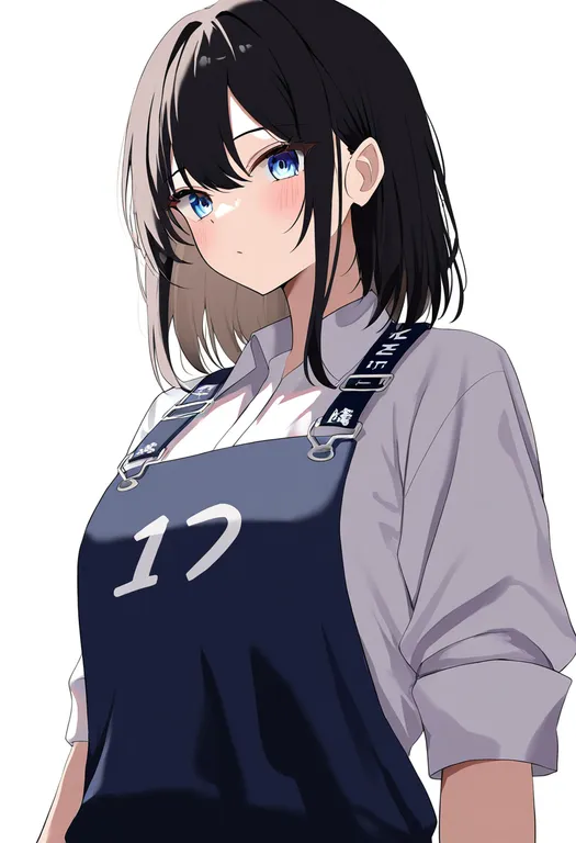 masterpiece, best quality, newest, absurdres, highres, safe, race_bib, 1girl, solo, simple_background — by k3scat, made with ComfyUI