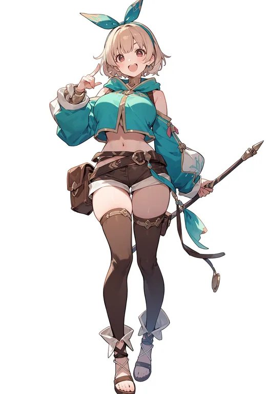 masterpiece, best quality, score_7, safe, atelier annie, solo, simple background — by k3scat, made with ComfyUI