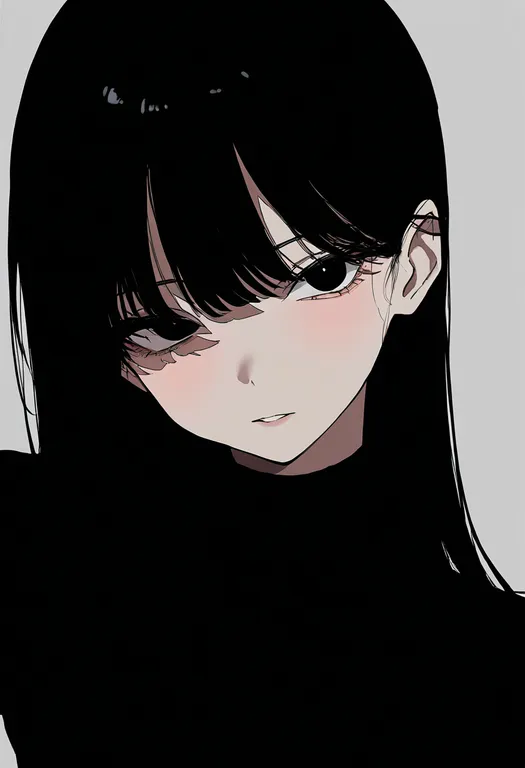 masterpiece, best quality, newest, absurdres, highres, safe, hand_over_eye, 1girl, solo, simple_background — by k3scat, made with ComfyUI