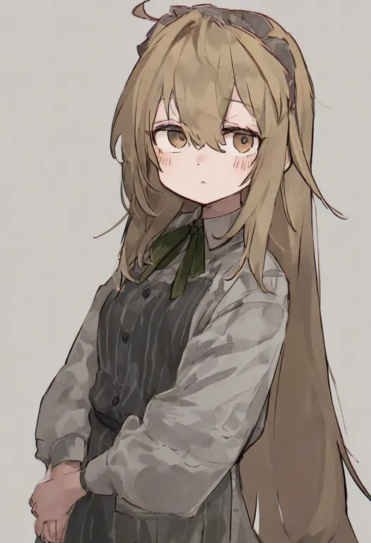masterpiece, best quality, general, told you not to do that, 1girl, solo, simple background — by k3scat, made with ComfyUI