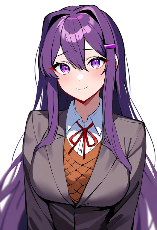 masterpiece, best quality, newest, absurdres, highres, safe, yuri_(doki_doki_literature_club)… — by k3scat, made with ComfyUI