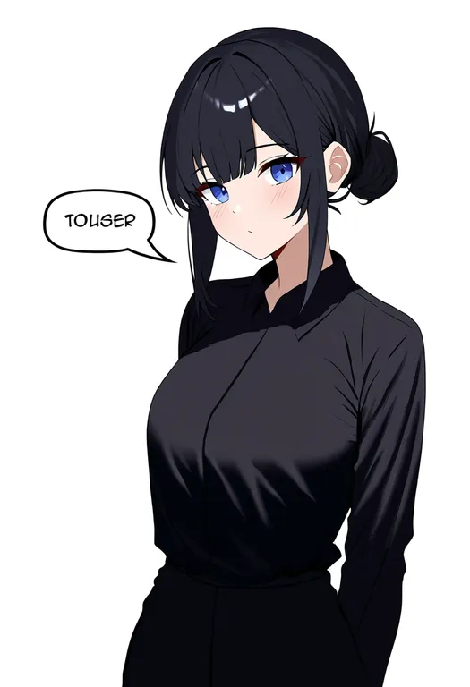 masterpiece, best quality, newest, absurdres, highres, safe, shared_speech_bubble, 1girl, solo, simple_background — by k3scat, made with ComfyUI