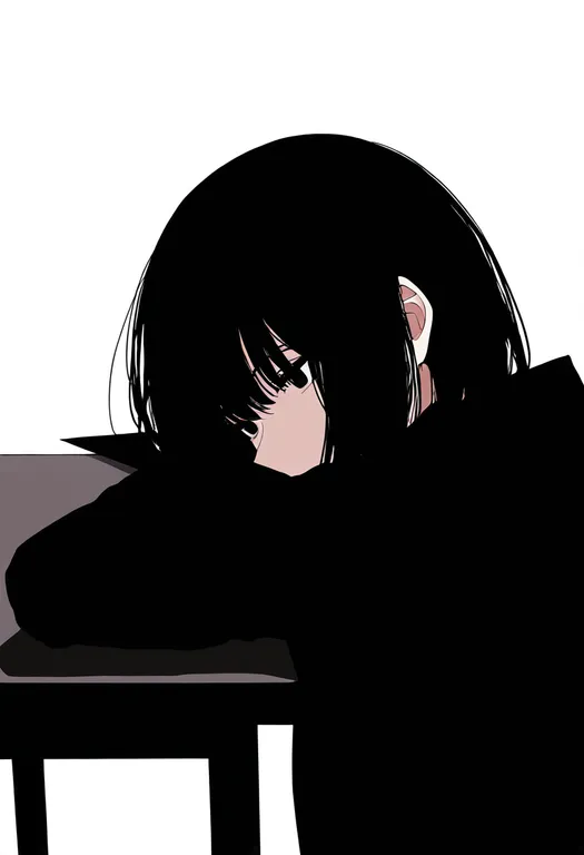 masterpiece, best quality, newest, absurdres, highres, safe, leaning_on_table, 1girl, solo, simple_background — by k3scat, made with ComfyUI