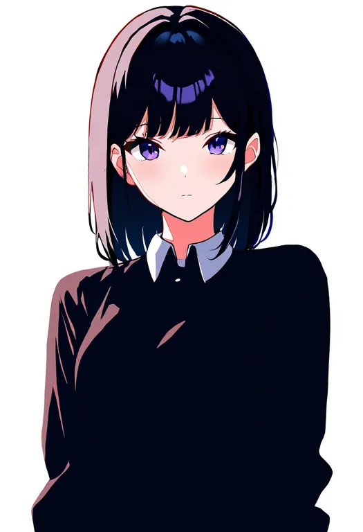 masterpiece, best quality, newest, absurdres, highres, safe, double_w, 1girl, solo, simple_background — by k3scat, made with ComfyUI