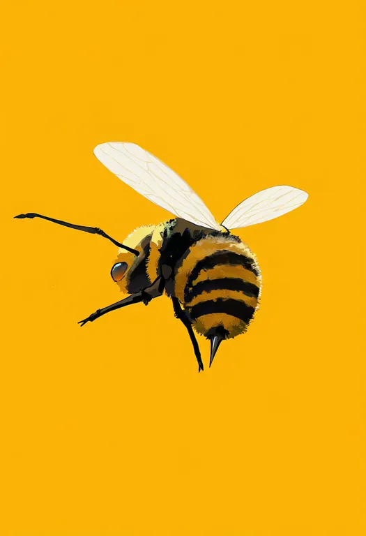 masterpiece, best quality, newest, absurdres, highres, safe, bee, 1girl, solo, simple_background — by k3scat, made with ComfyUI