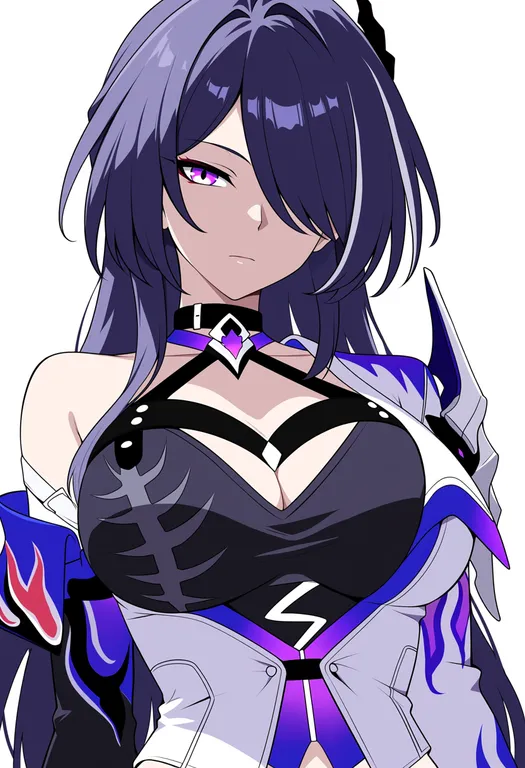 masterpiece, best quality, score_7, safe, acheron (honkai: star rail), honkai: star rail, solo, upper body… — by k3scat, made with ComfyUI