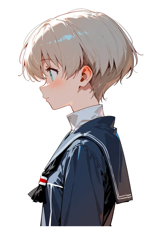 masterpiece, best quality, score_7, safe, z1 leberecht maass (kancolle), solo, upper body, simple background — by k3scat, made with ComfyUI