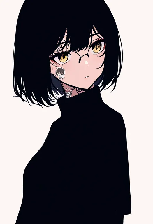 masterpiece, best quality, newest, absurdres, highres, safe, cameo, 1girl, solo, simple_background — by k3scat, made with ComfyUI