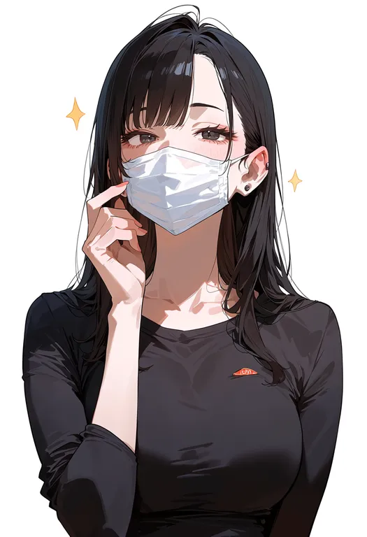 masterpiece, best quality, score_7, safe, instant udon, 1girl, solo, upper body, simple background — by k3scat, made with ComfyUI