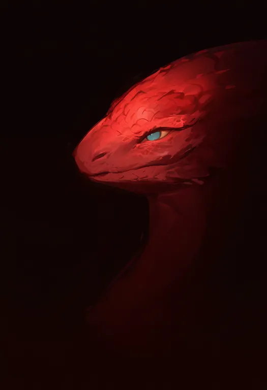 masterpiece, best quality, newest, absurdres, highres, safe, red_scales, 1girl, solo, simple_background — by k3scat, made with ComfyUI