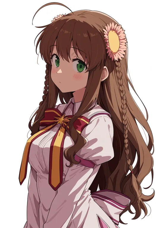 masterpiece, best quality, score_7, safe, kanbe kotori, solo, upper body, simple background — by k3scat, made with ComfyUI