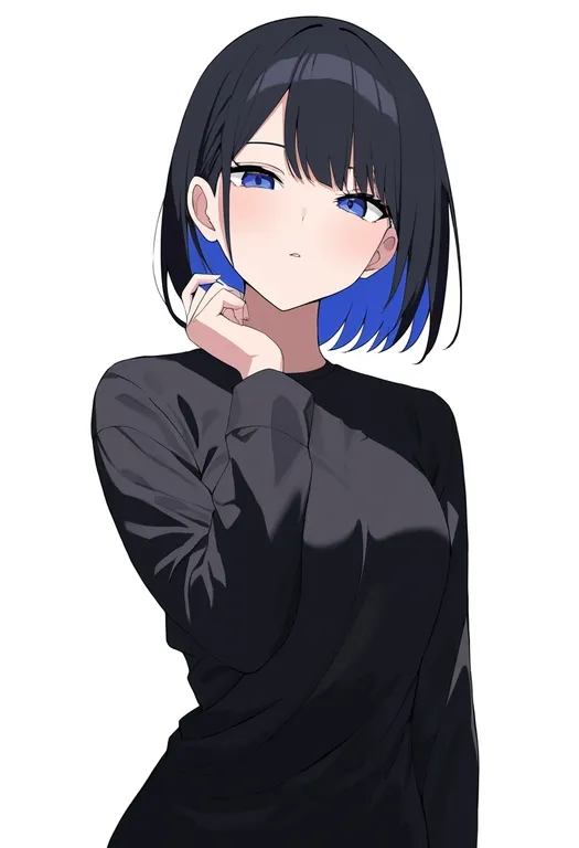 masterpiece, best quality, newest, absurdres, highres, safe, netnavi, 1girl, solo, simple_background — by k3scat, made with ComfyUI
