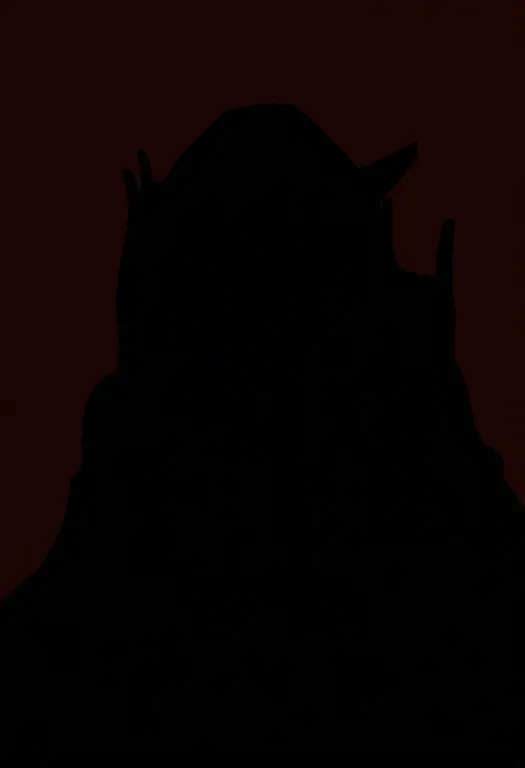 masterpiece, best quality, newest, absurdres, highres, safe, double_fox_shadow_puppet, 1girl, solo, simple_background — by k3scat, made with ComfyUI