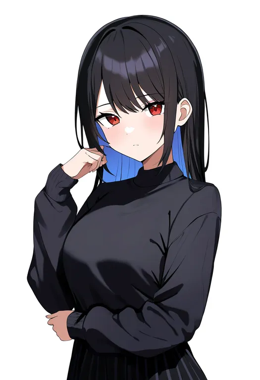 masterpiece, best quality, newest, absurdres, highres, safe, commissioner_insert, 1girl, solo, simple_background — by k3scat, made with ComfyUI