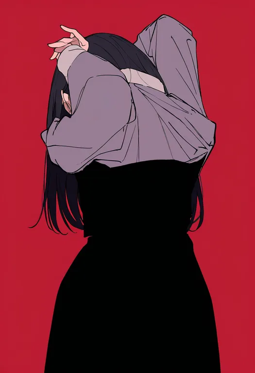 masterpiece, best quality, newest, absurdres, highres, safe, against_fourth_wall, 1girl, solo, simple_background — by k3scat, made with ComfyUI