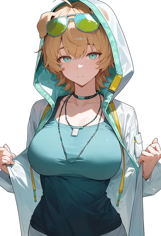 masterpiece, best quality, score_7, safe, tequila (arknights), arknights, solo, upper body, simple background — by k3scat, made with ComfyUI