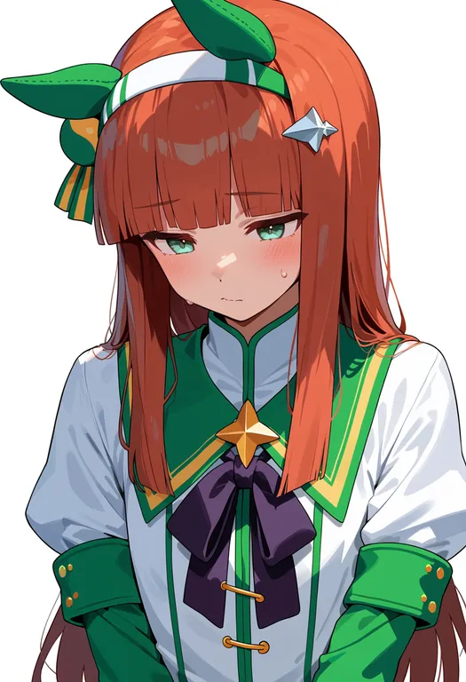 masterpiece, best quality, score_7, safe, silence suzuka (innocent silence) (umamusume), umamusume, solo, upper body… — by k3scat, made with ComfyUI