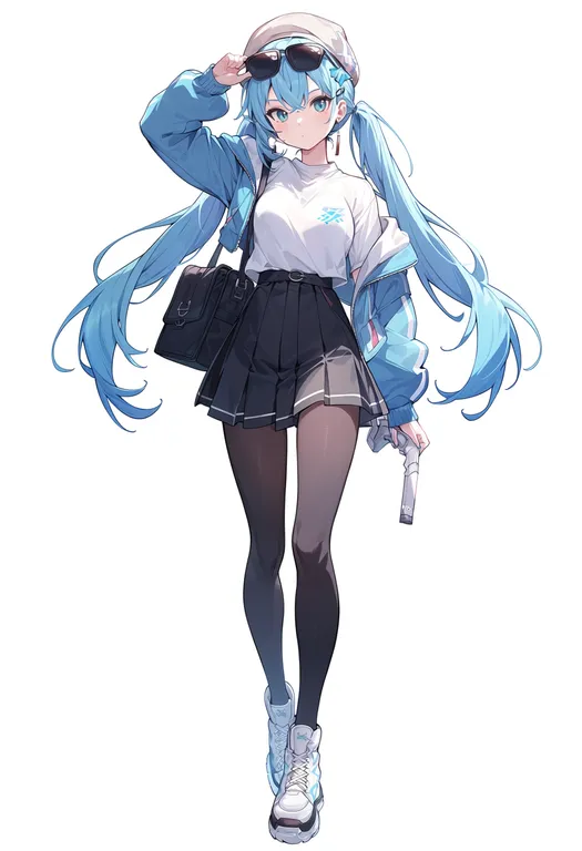 masterpiece, best quality, score_7, safe, moero! top striker, solo, full body, simple background — by k3scat, made with ComfyUI