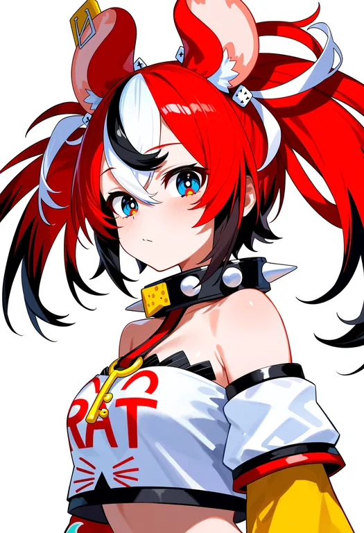 masterpiece, best quality, score_7, safe, hakos baelz, hololive english, solo, upper body, simple background — by k3scat, made with ComfyUI