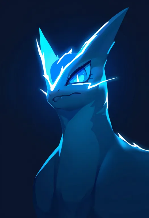 masterpiece, best quality, newest, absurdres, highres, safe, electrike, solo, upper_body, simple_background — by k3scat, made with ComfyUI