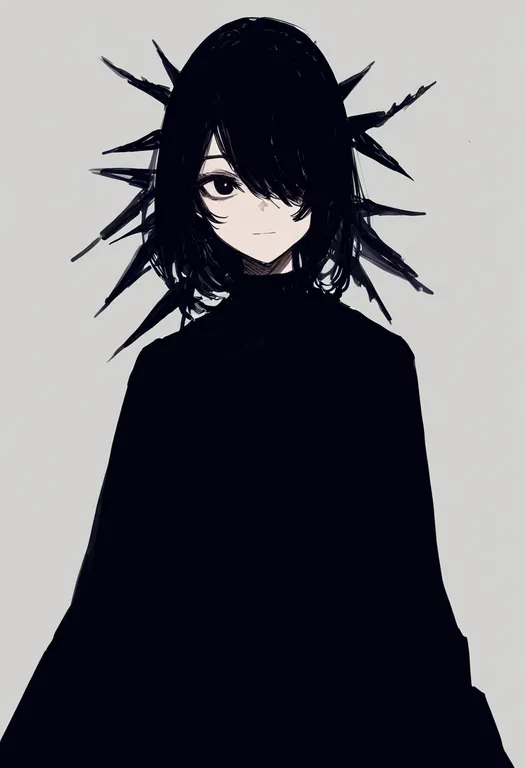 masterpiece, best quality, newest, absurdres, highres, safe, spines, 1girl, solo, simple_background — by k3scat, made with ComfyUI
