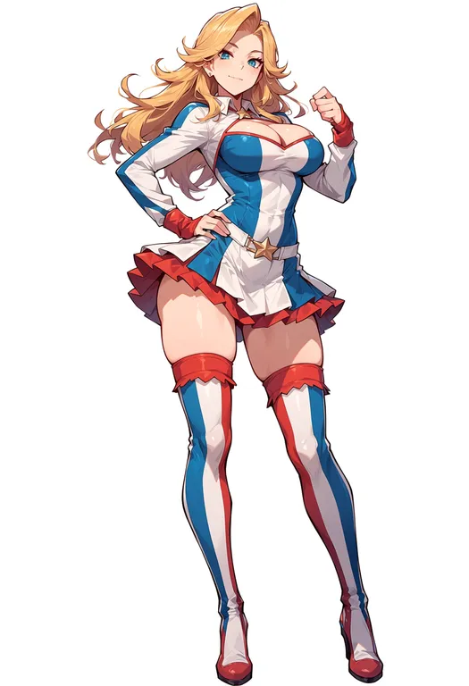 masterpiece, best quality, score_7, safe, copa america, solo, full body, simple background — by k3scat, made with ComfyUI