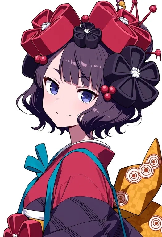 masterpiece, best quality, score_7, safe, katsushika hokusai (first ascension) (fate), solo, upper body… — by k3scat, made with ComfyUI