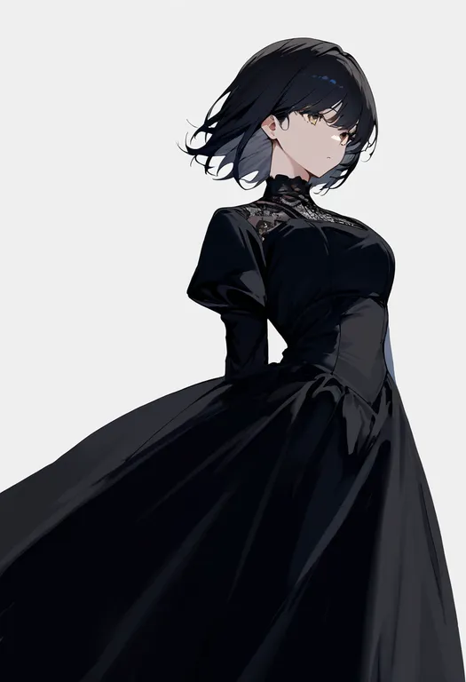 masterpiece, best quality, newest, absurdres, highres, safe, open_dress, 1girl, solo, simple_background — by k3scat, made with ComfyUI