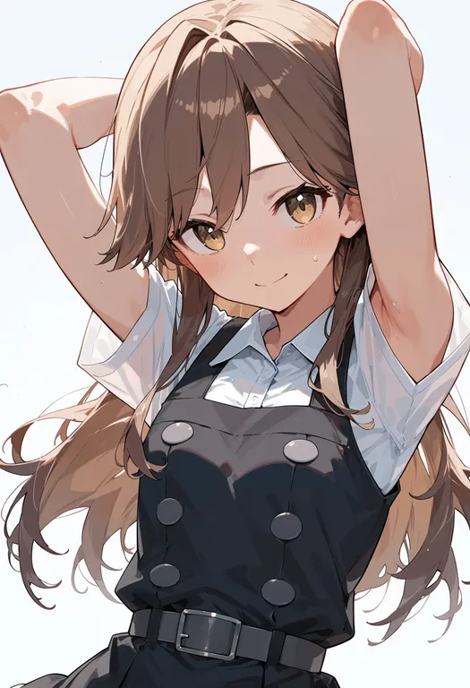 masterpiece, best quality, score_7, safe, arashio kai ni (kancolle), solo, upper body, simple background — by k3scat, made with ComfyUI