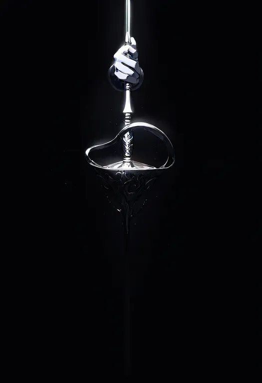 masterpiece, best quality, newest, absurdres, highres, safe, rapier, 1girl, solo, simple_background — by k3scat, made with ComfyUI