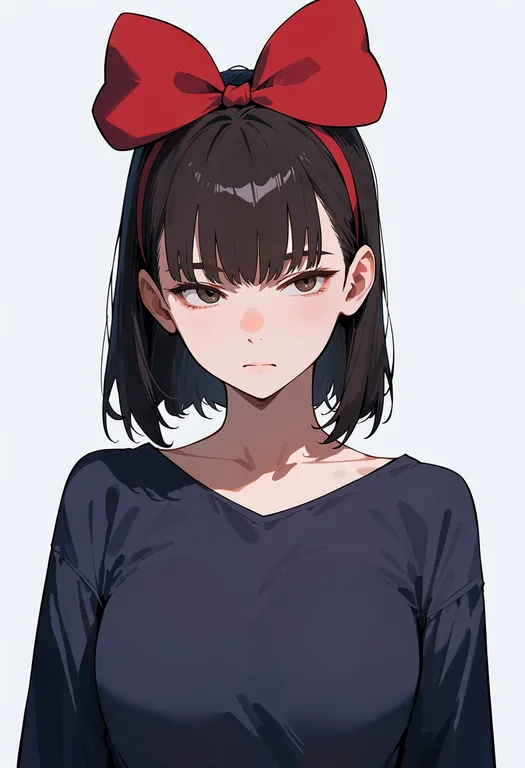 masterpiece, best quality, score_7, safe, jiji (majo no takkyuubin), majo no takkyuubin, solo, upper body… — by k3scat, made with ComfyUI