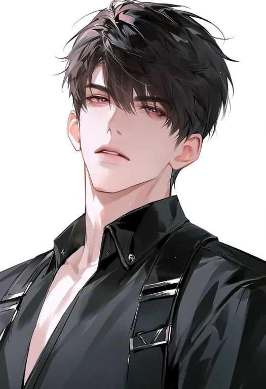 masterpiece, best quality, score_7, safe, protagonist (love and deepspace), love and deepspace, solo, upper body, simple — by k3scat, made with ComfyUI
