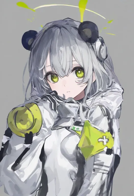 masterpiece, best quality, general, white bodysuit, 1girl, solo, simple background — by k3scat, made with ComfyUI
