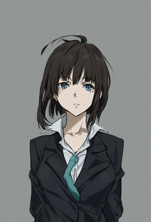 masterpiece, best quality, general, psycho-pass, solo, simple background — by k3scat, made with ComfyUI