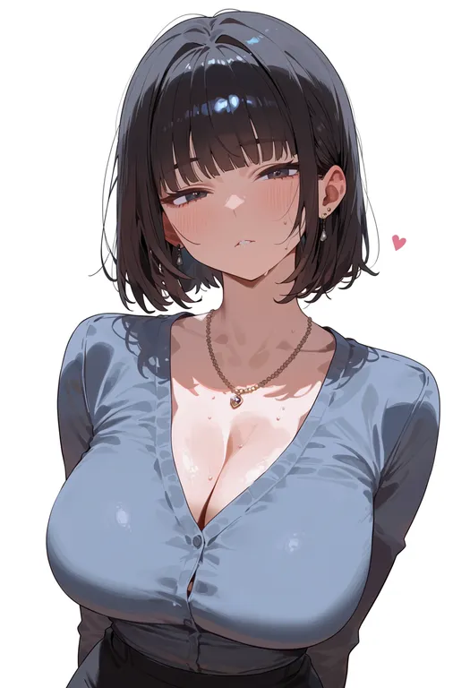 masterpiece, best quality, score_7, safe, tamagokake gohan, 1girl, solo, upper body, simple background — by k3scat, made with ComfyUI