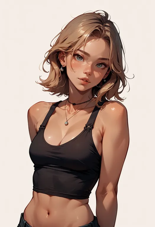masterpiece, best quality, score_7, safe, berry, 1girl, solo, upper body, simple background — by k3scat, made with ComfyUI