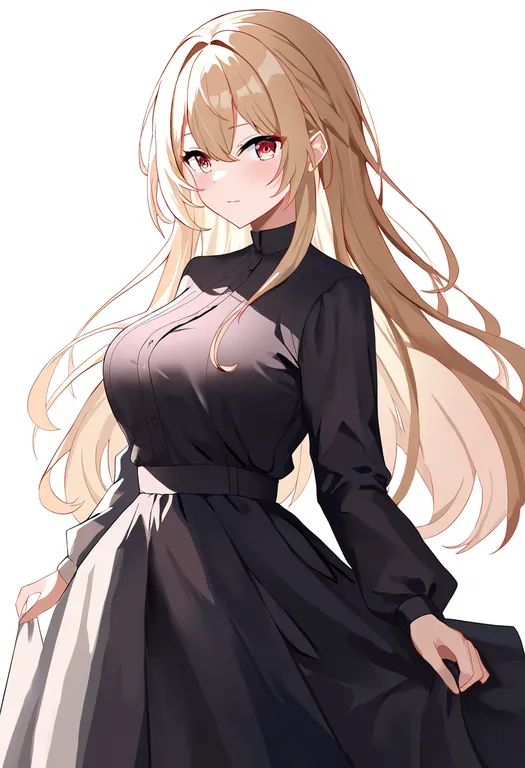 masterpiece, best quality, newest, absurdres, highres, safe, princess_waltz, solo, simple_background — by k3scat, made with ComfyUI