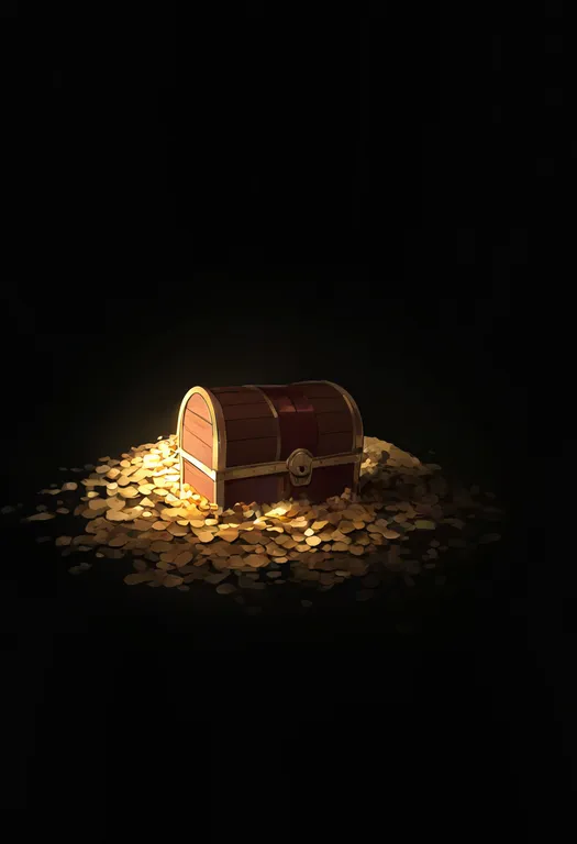 masterpiece, best quality, newest, absurdres, highres, safe, treasure_chest, 1girl, solo, simple_background — by k3scat, made with ComfyUI