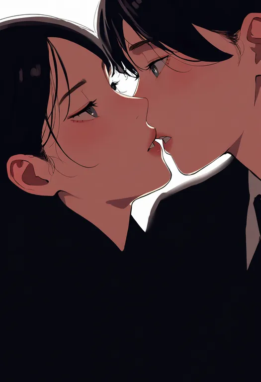 masterpiece, best quality, newest, absurdres, highres, safe, imminent_kiss, 1girl — by k3scat, made with ComfyUI