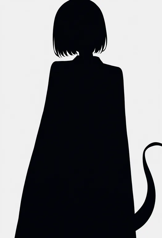 masterpiece, best quality, newest, absurdres, highres, safe, sharp_tail, 1girl, solo, simple_background — by k3scat, made with ComfyUI
