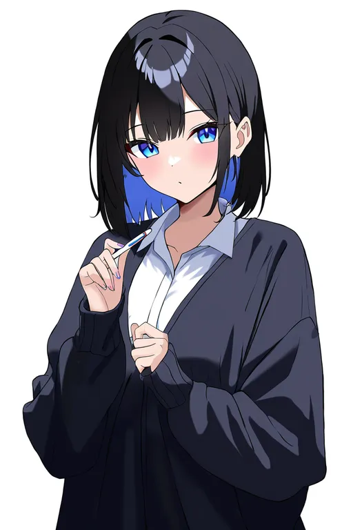 masterpiece, best quality, newest, absurdres, highres, safe, thermometer, 1girl, solo, simple_background — by k3scat, made with ComfyUI