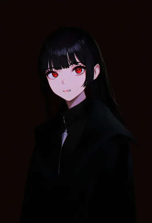 masterpiece, best quality, newest, absurdres, highres, safe, tooth, 1girl, solo, simple_background — by k3scat, made with ComfyUI