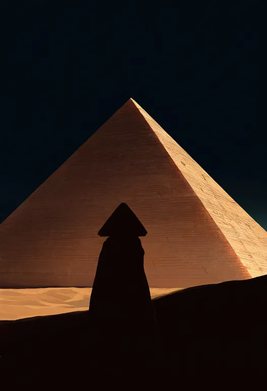 masterpiece, best quality, newest, absurdres, highres, safe, pyramid_(structure), 1girl, solo, simple_background — by k3scat, made with ComfyUI