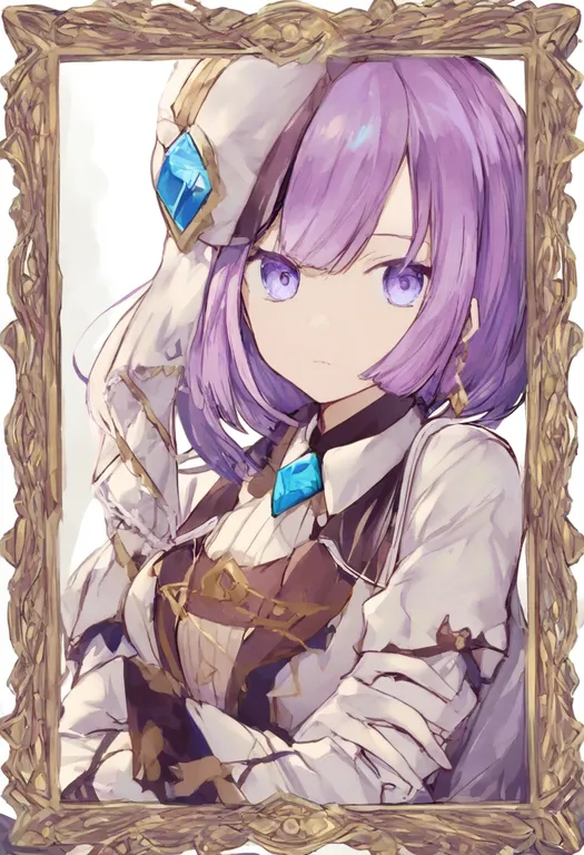 masterpiece, best quality, general, diamond (gemstone), 1girl, solo, simple background — by k3scat, made with ComfyUI