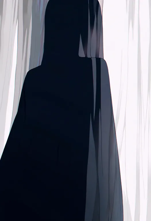 masterpiece, best quality, newest, absurdres, highres, safe, see-through_curtains, 1girl, solo, simple_background — by k3scat, made with ComfyUI