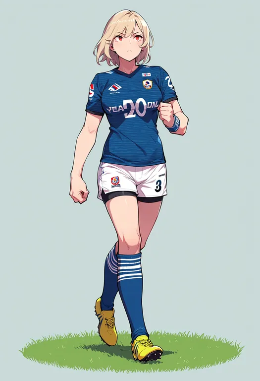 masterpiece, best quality, score_7, safe, 2019 rugby world cup, solo, full body, simple background — by k3scat, made with ComfyUI