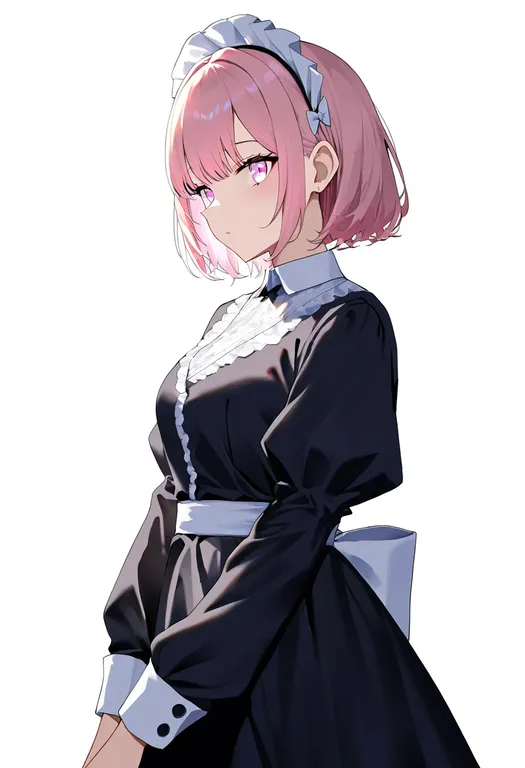 masterpiece, best quality, newest, absurdres, highres, safe, white_bow, 1girl, solo, simple_background — by k3scat, made with ComfyUI